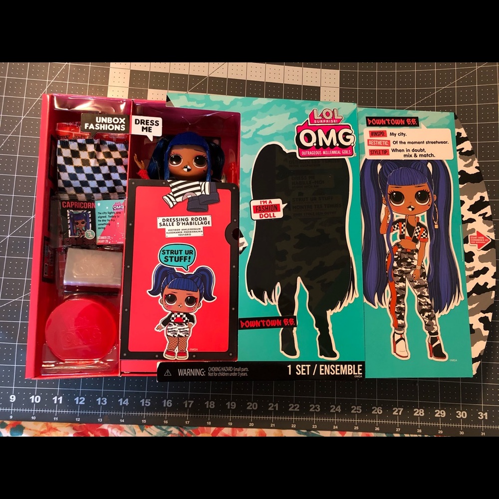 Lol omg downtown bb doll new inbox unused.